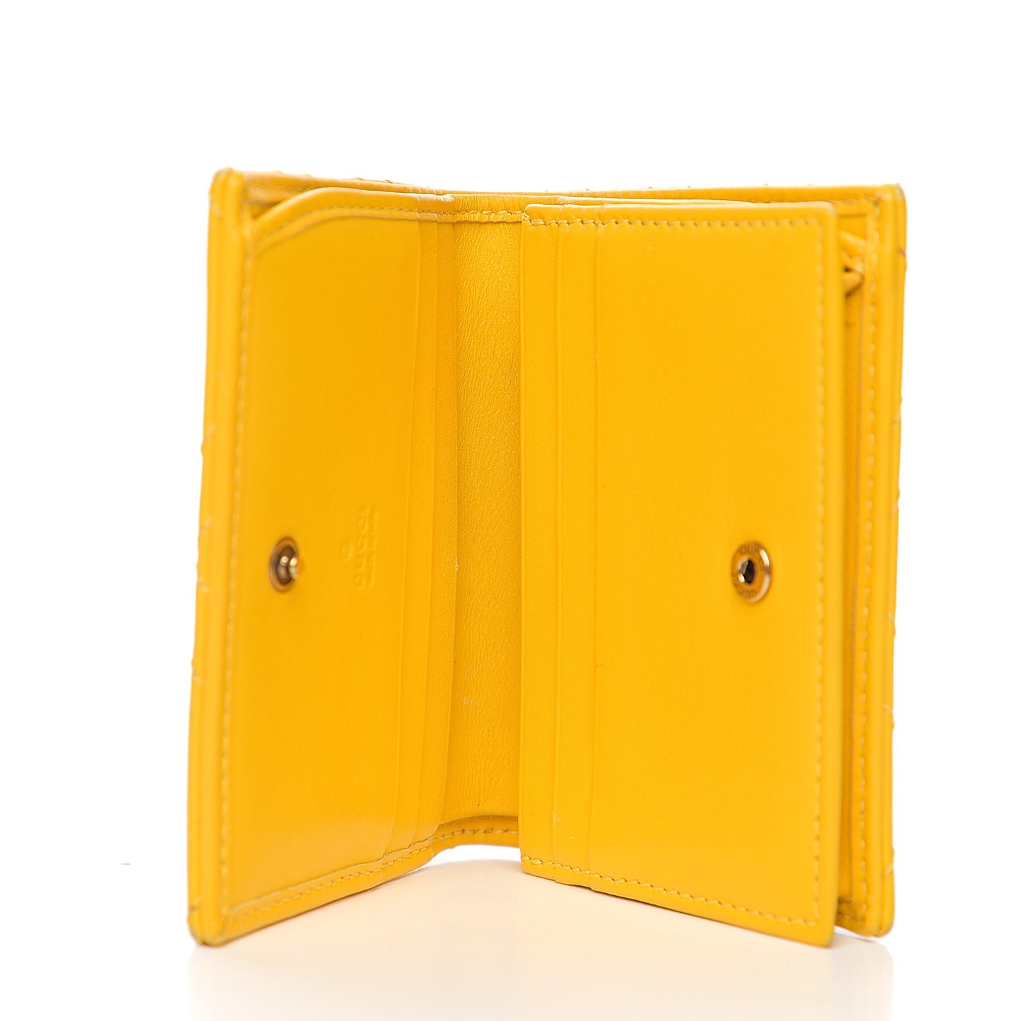 Calfskin Matelasse GG Marmont Card Case Stone Topaz