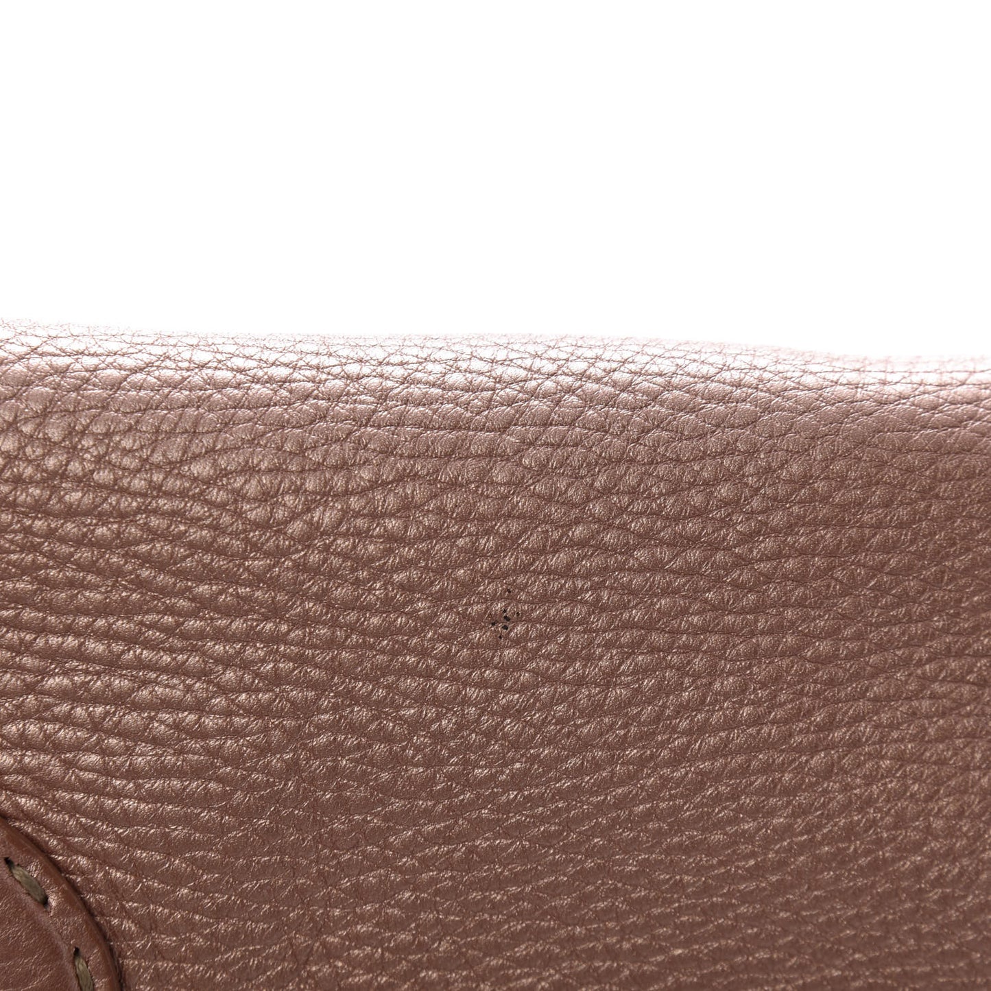 Cuoio Romano Selleria Large Linda Satchel Bronzo