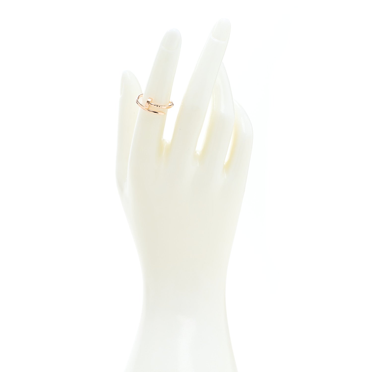 Cartier 18K Pink Gold Small Juste Un Clou Ring 51 5.75 2 of 4