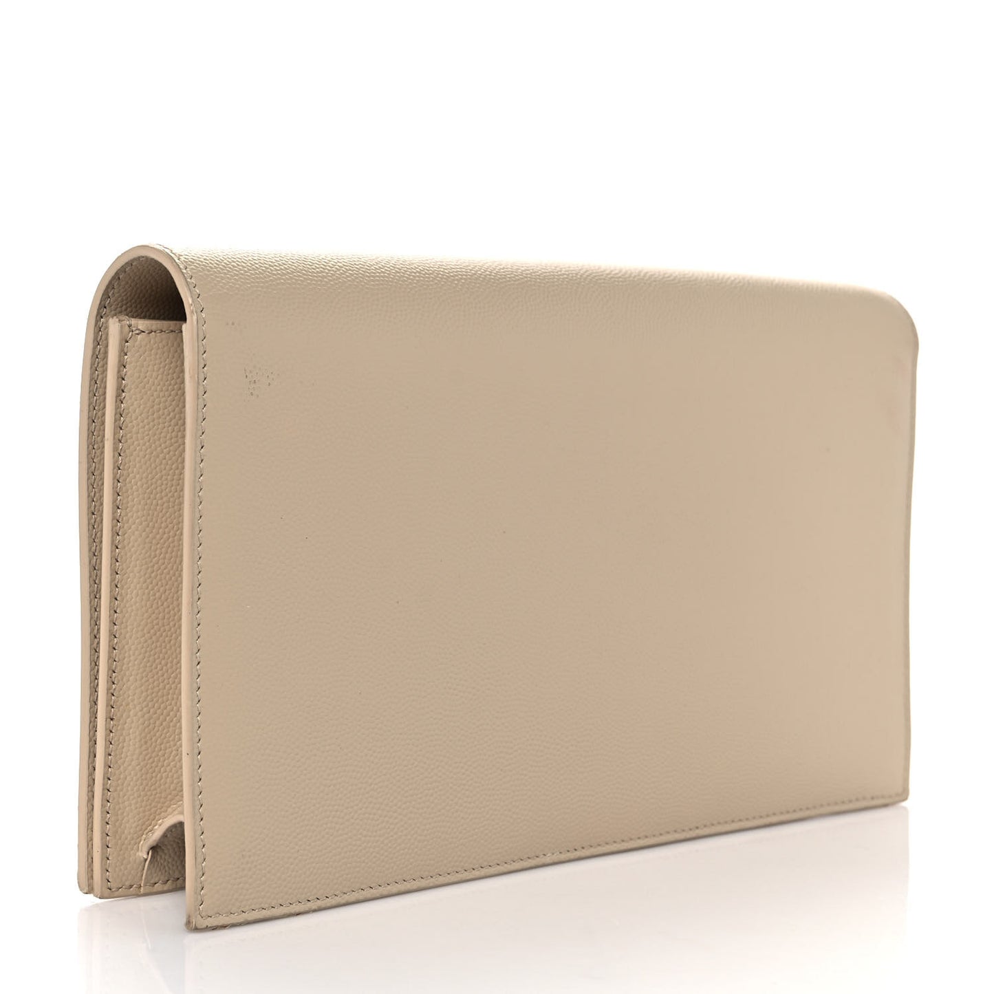 Grain De Poudre Classic Kate Monogram Clutch Nude Powder