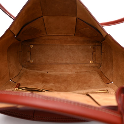 Bottega Veneta French Calfskin Maxi Intrecciato Medium Arco Rust 5 of 9