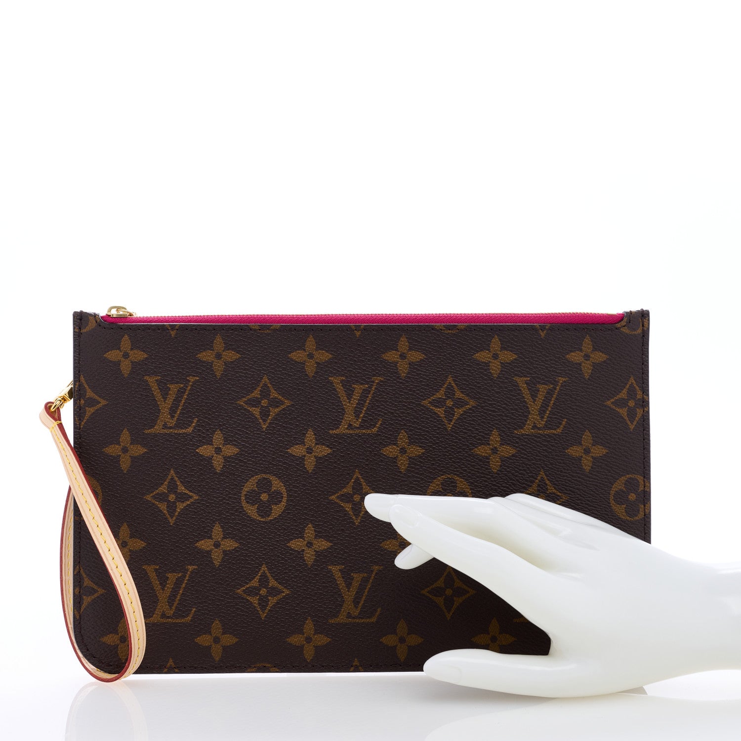 Louis Vuitton Monogram Neverfull MM GM Pochette Pivoine 2 of 6