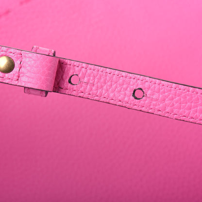 Gucci Calfskin Small GG Marmont Top Handle Bag Pink Tropical Flower 22 of 24