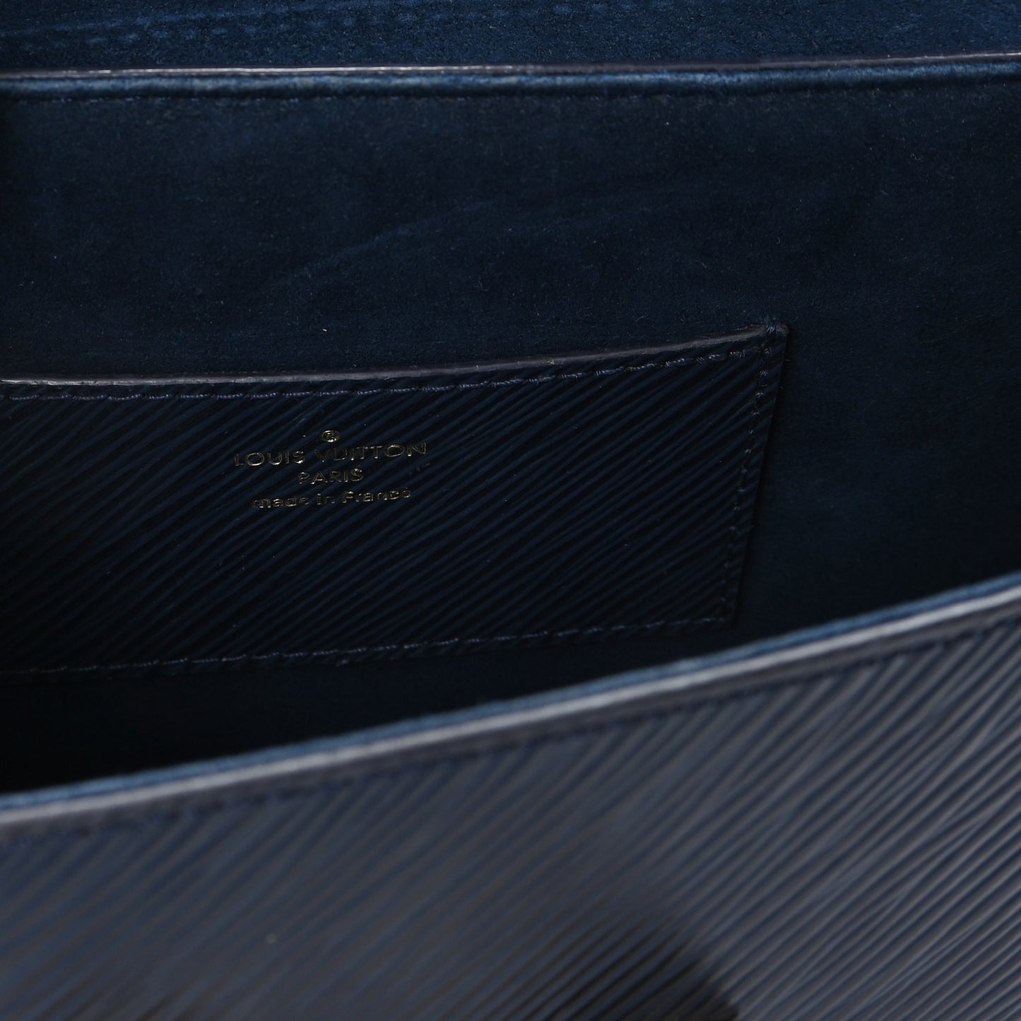 Epi Twist Shoulder Bag MM Indigo