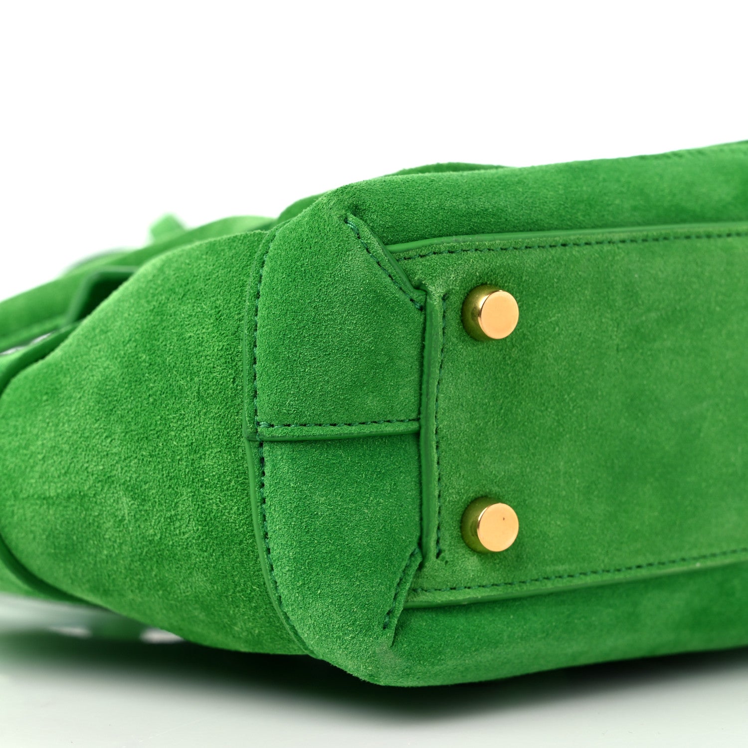 Bottega Veneta Suede Mini Maxi Intrecciato Arco 33 Parakeet 7 of 10