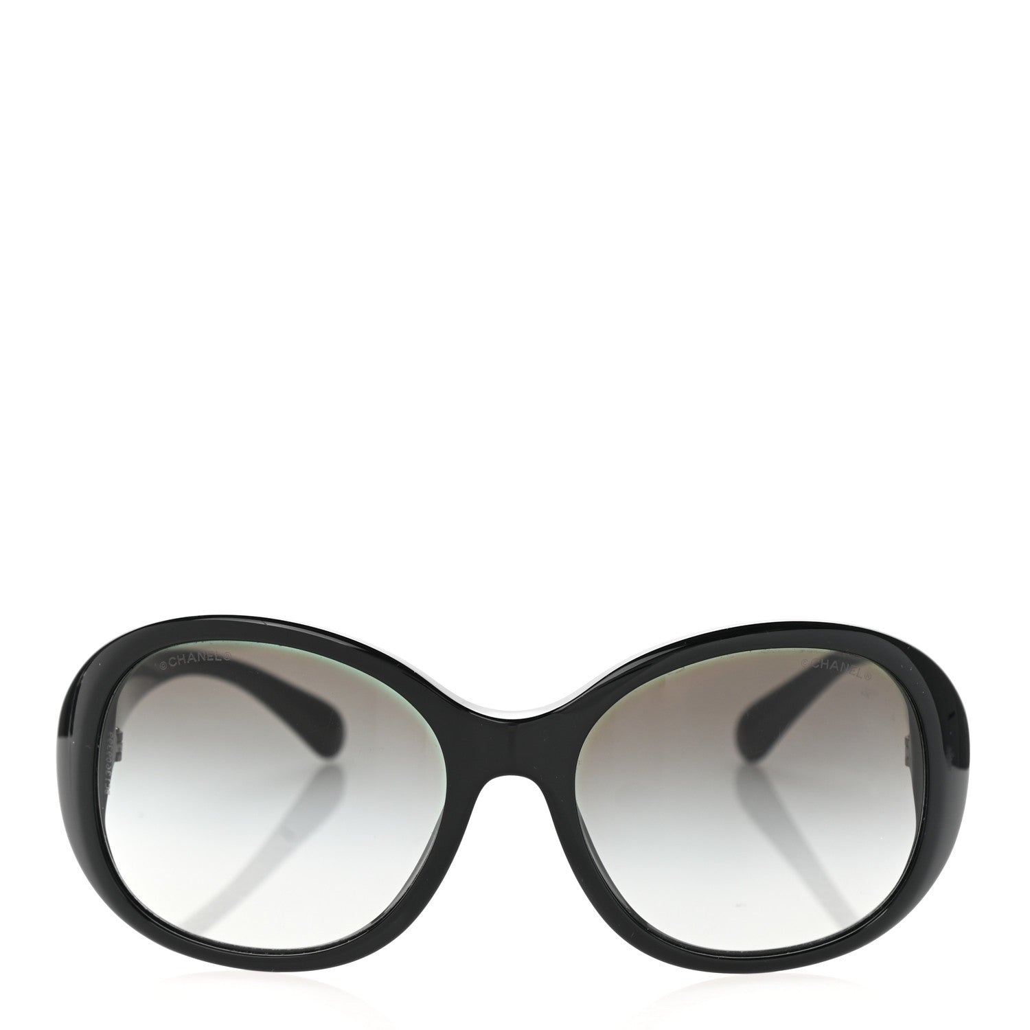 Chanel Acetate CC Turnlock Sunglasses 5235-Q Black Beige 2 of 7