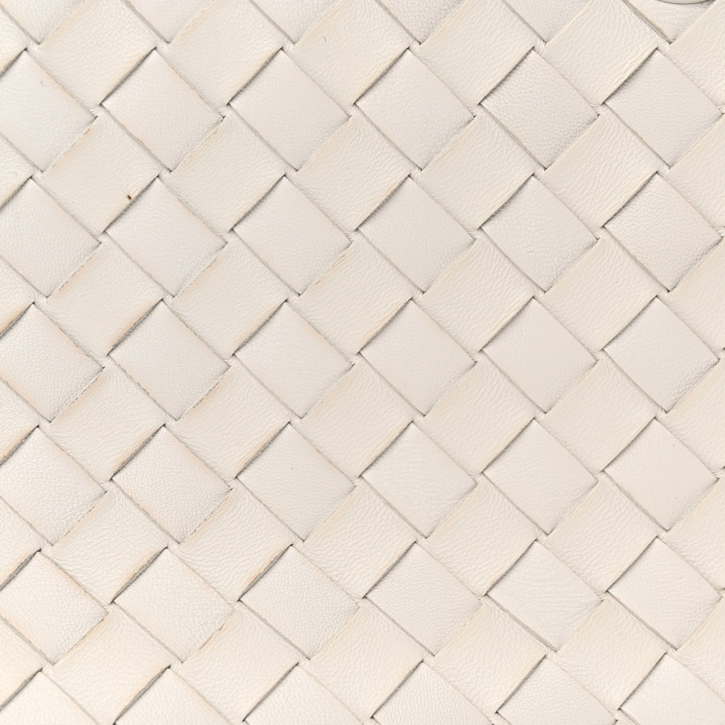 Nappa Intrecciato Small Andiamo Shoulder Bag White