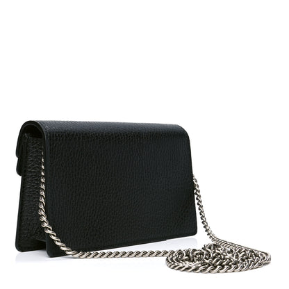 Gucci Calfskin Super Mini Dionysus Shoulder Bag Black 4 of 8