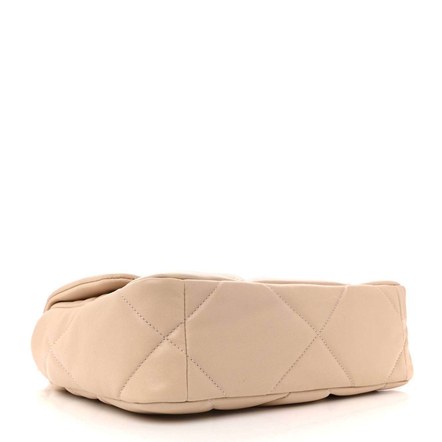 Chanel Lambskin Quilted Medium Chanel 19 Flap Beige 4 of 11