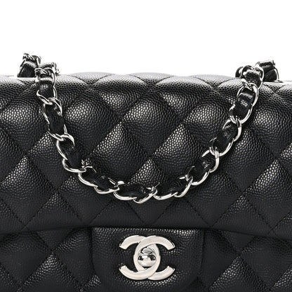 Chanel Caviar Quilted Mini Rectangular Flap Black 8 of 11