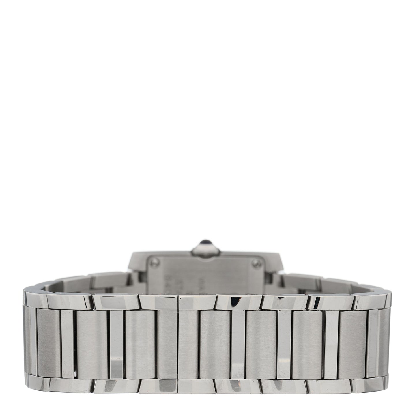 Stainless Steel 21mm Tank Francaise Quartz Watch Silver