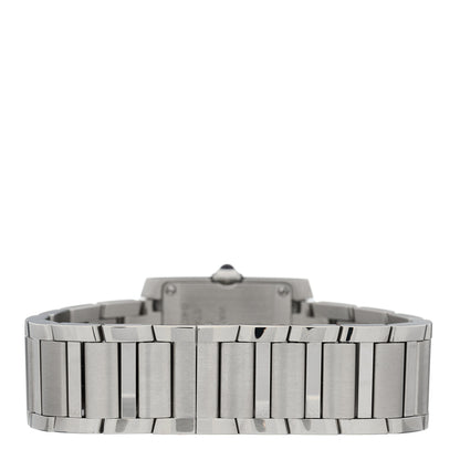 Cartier Stainless Steel 21mm Tank Francaise Quartz Watch Silver 3 of 4