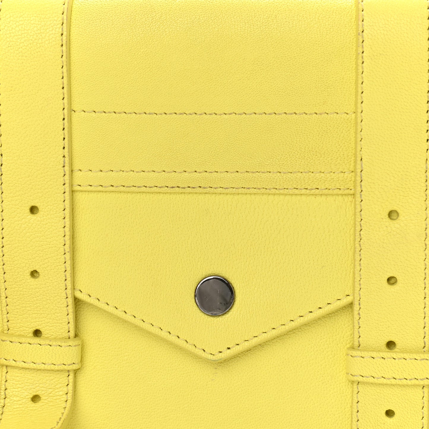Lambskin PS1 Crossbody Wallet Yellow