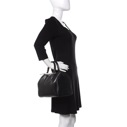 Louis Vuitton Epi Speedy 25 Black 2 of 11
