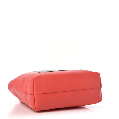 Balenciaga Calfskin Pocket Tote M Coral Black 4 of 9