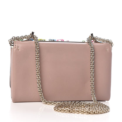 Valentino Garavani Nappa Crystal Va Va Voom Shoulder Bag Poudre 3 of 13