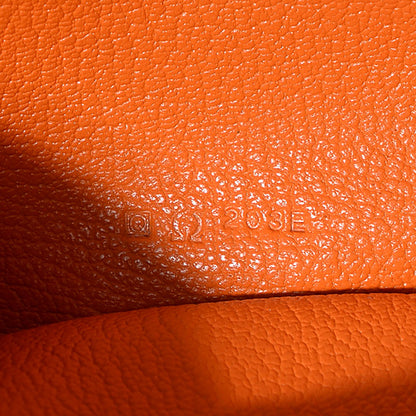 Hermes Chevre Mysore Bearn Wallet Orange 9 of 12
