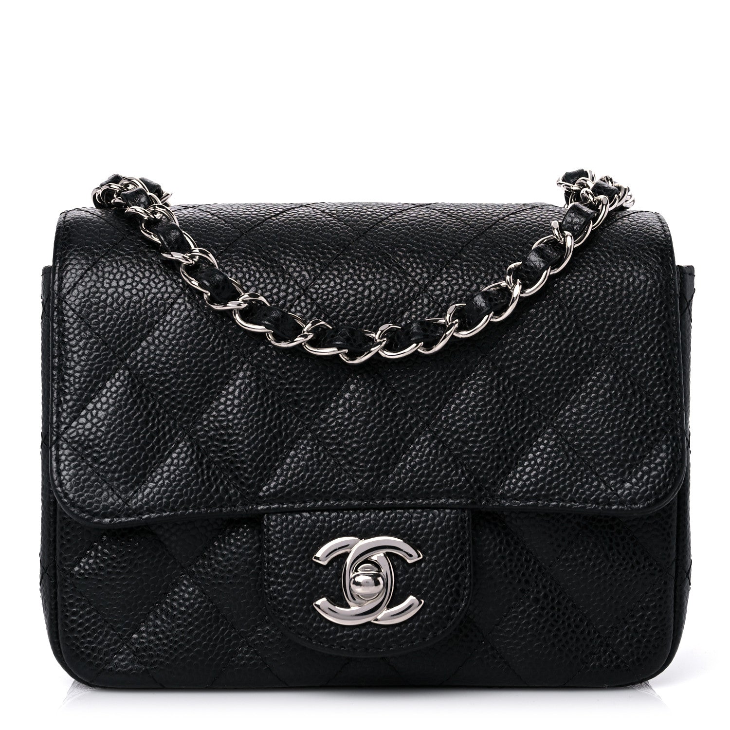 Chanel Caviar Quilted Mini Square Flap Black 1 of 9