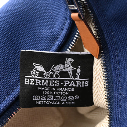 Hermes Canvas Small Bride-A-Brac Pouch Marine 6 of 6