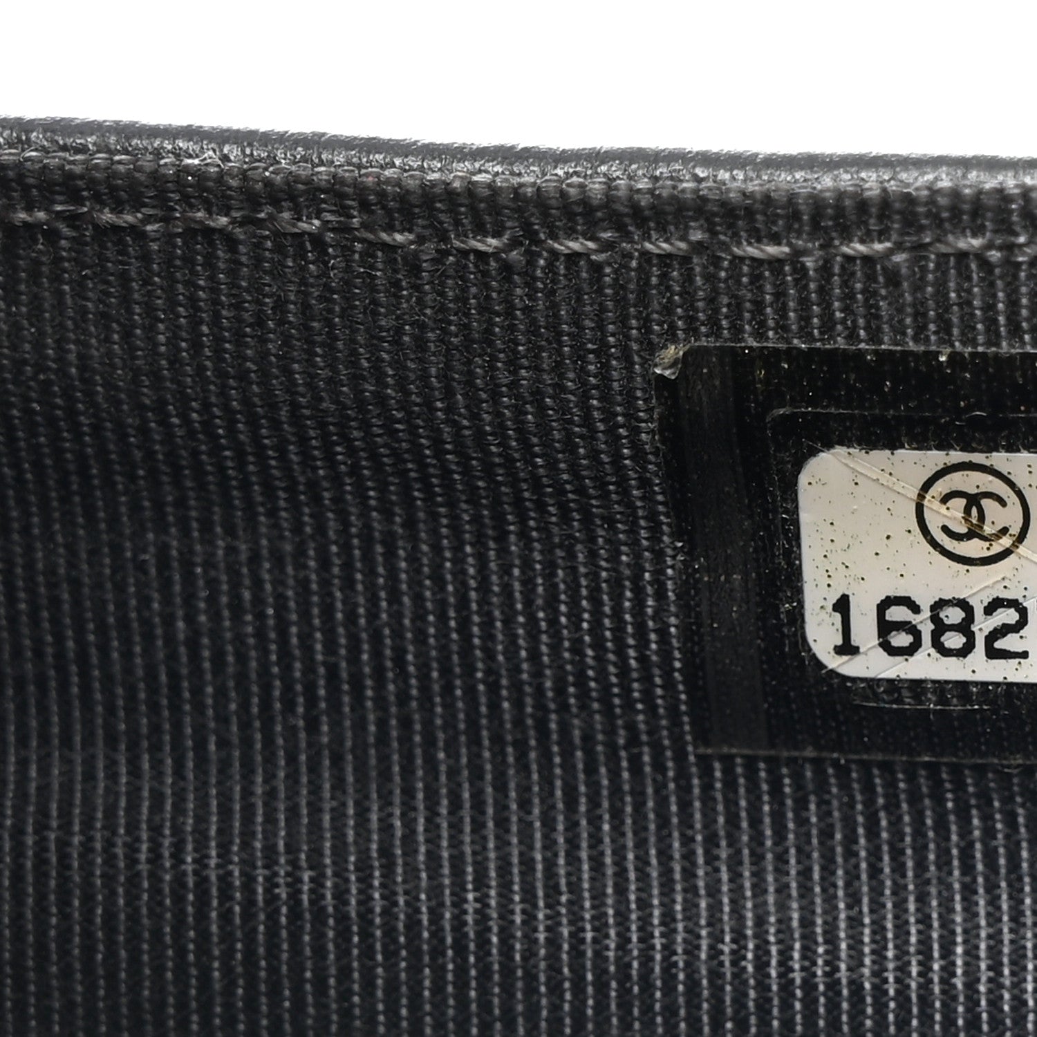 Chanel Striated Patent CC French Wallet Dark Grey 9 of 10