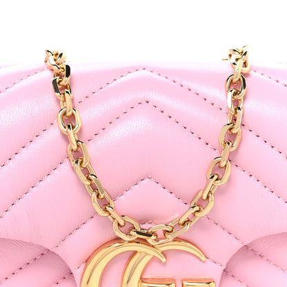 Gucci Lambskin Matelasse Mini GG Marmont Shoulder Bag Light Pink Light Pink 8 of 10