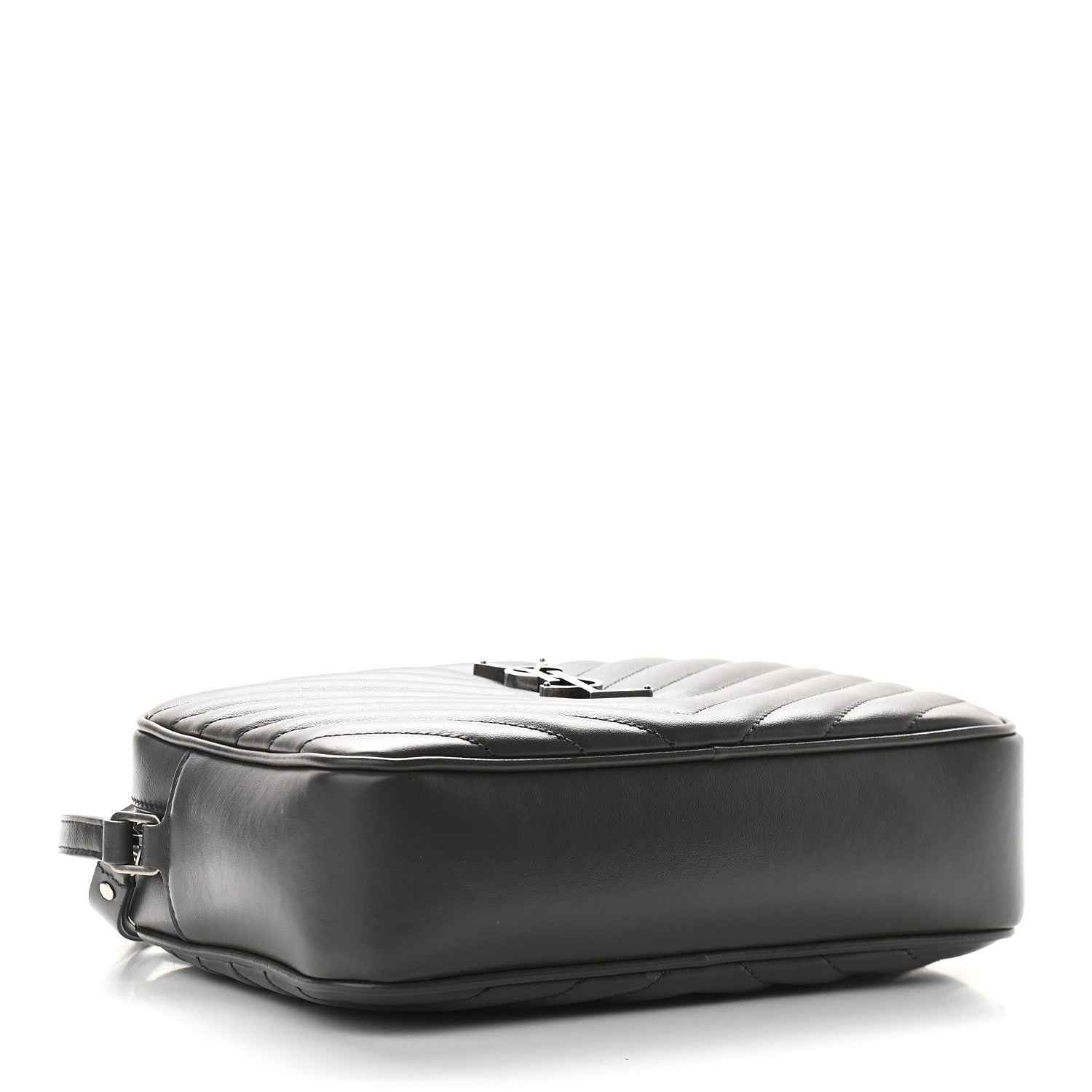 Saint Laurent Calfskin Matelasse Monogram Lou Camera Bag Asphalt 4 of 8