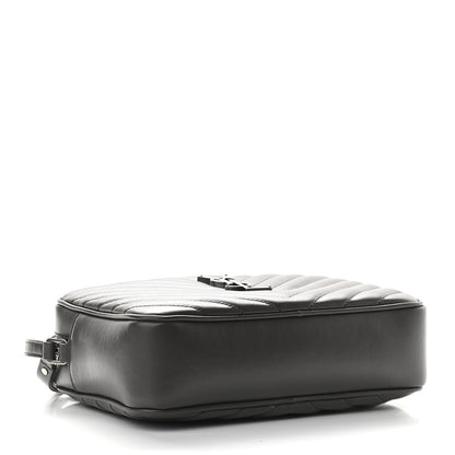 Saint Laurent Calfskin Matelasse Monogram Lou Camera Bag Asphalt 4 of 8