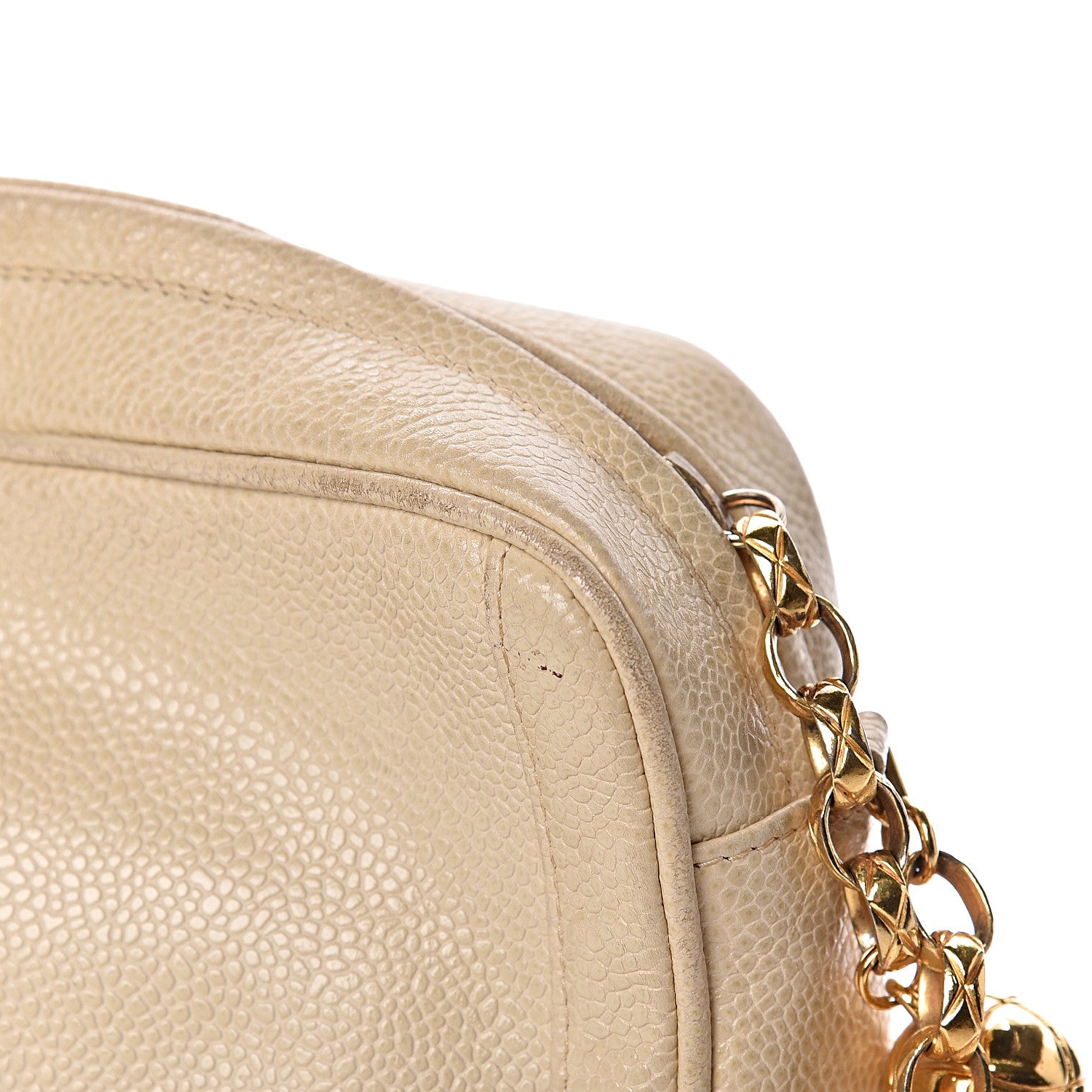 Chanel Caviar CC Camera Case Beige 15 of 21