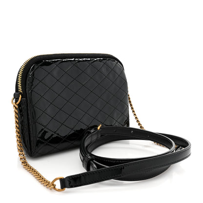 Saint Laurent Lambskin Quilted Gaby Zipped Pouch Black 3 of 11