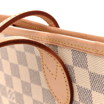 Louis Vuitton Damier Azur Neo Neverfull MM Rose Ballerine 13 of 13