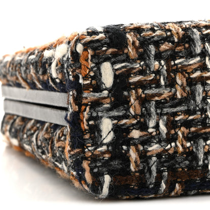 Chanel Tweed Kisslock Minaudiere Black Multicolor 9 of 12