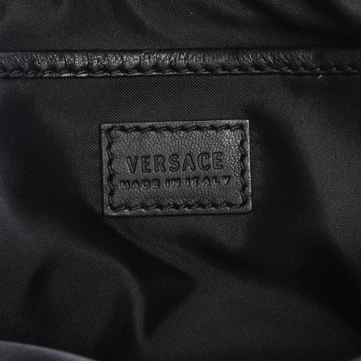Versace Nappa Palazzo Sultan Shoulder Bag Black 6 of 7