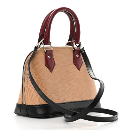 Louis Vuitton Epi Tri-Color Alma BB Vanilla Fuchsia Black 3 of 14