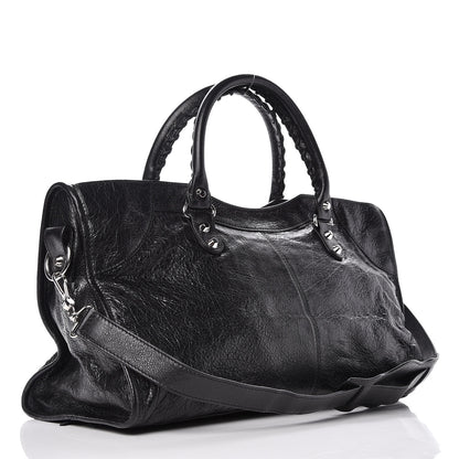 Balenciaga Agneau Classic Silver Hardware Part Time Black 4 of 10