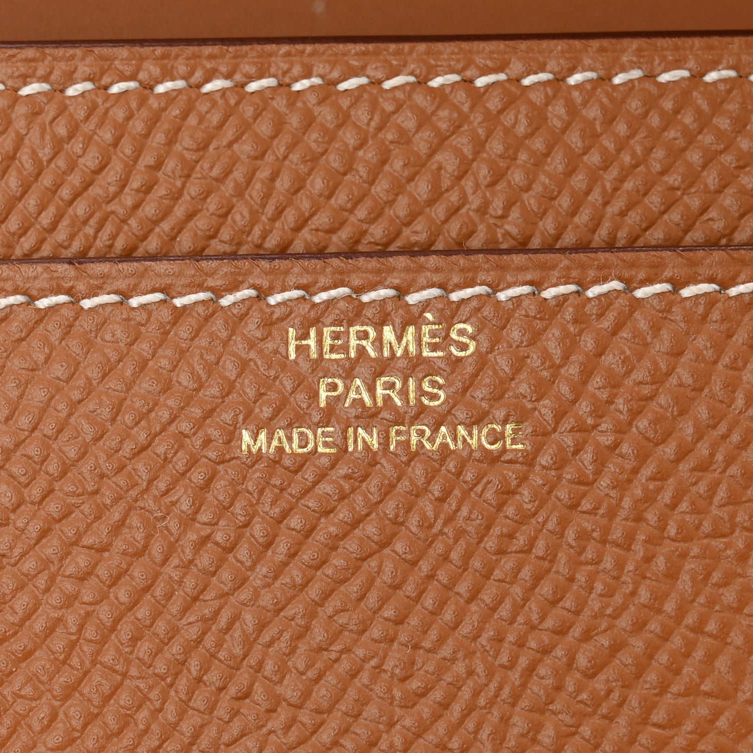Hermes Epsom Constance Long Wallet Gold 6 of 9