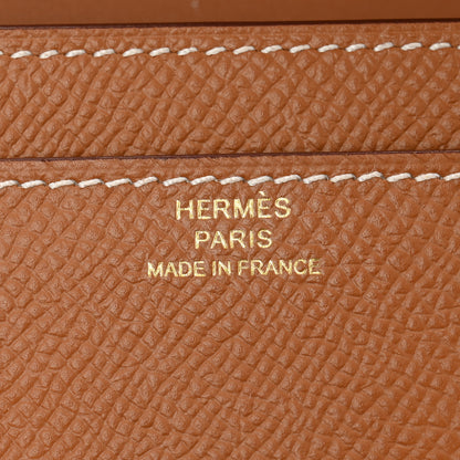 Hermes Epsom Constance Long Wallet Gold 6 of 9