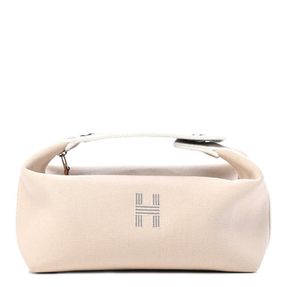 Hermes Canvas Small Bride-A-Brac Pouch Natural 1 of 5