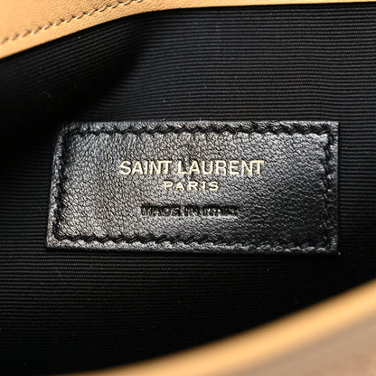 Saint Laurent Micro Raffia Uptown Pouch Natural Hay Blush 6 of 10