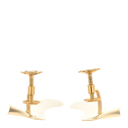 Tiffany 18K Yellow Gold Elsa Peretti Small High Tide Earrings 3 of 4
