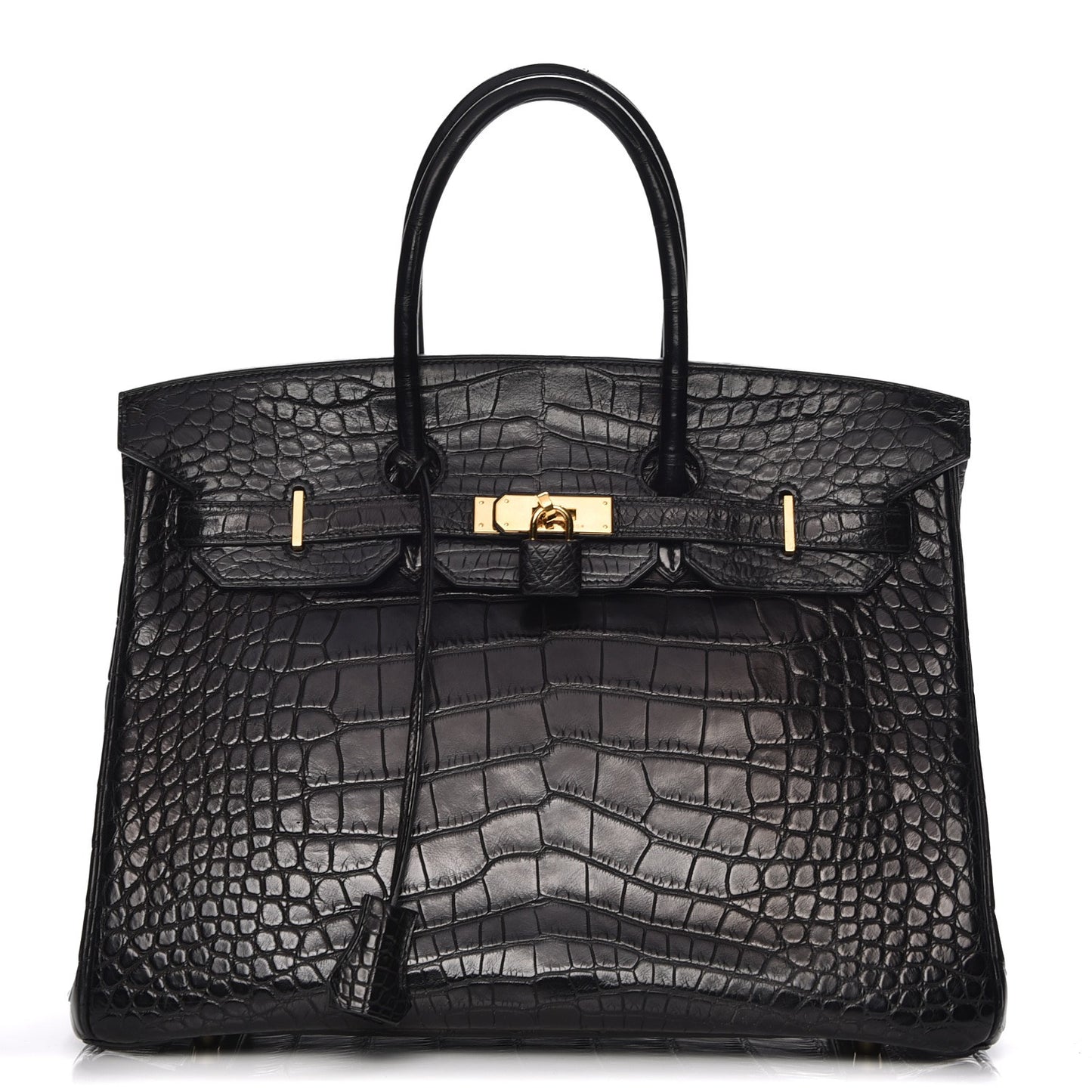 Matte Alligator Birkin 35 Black