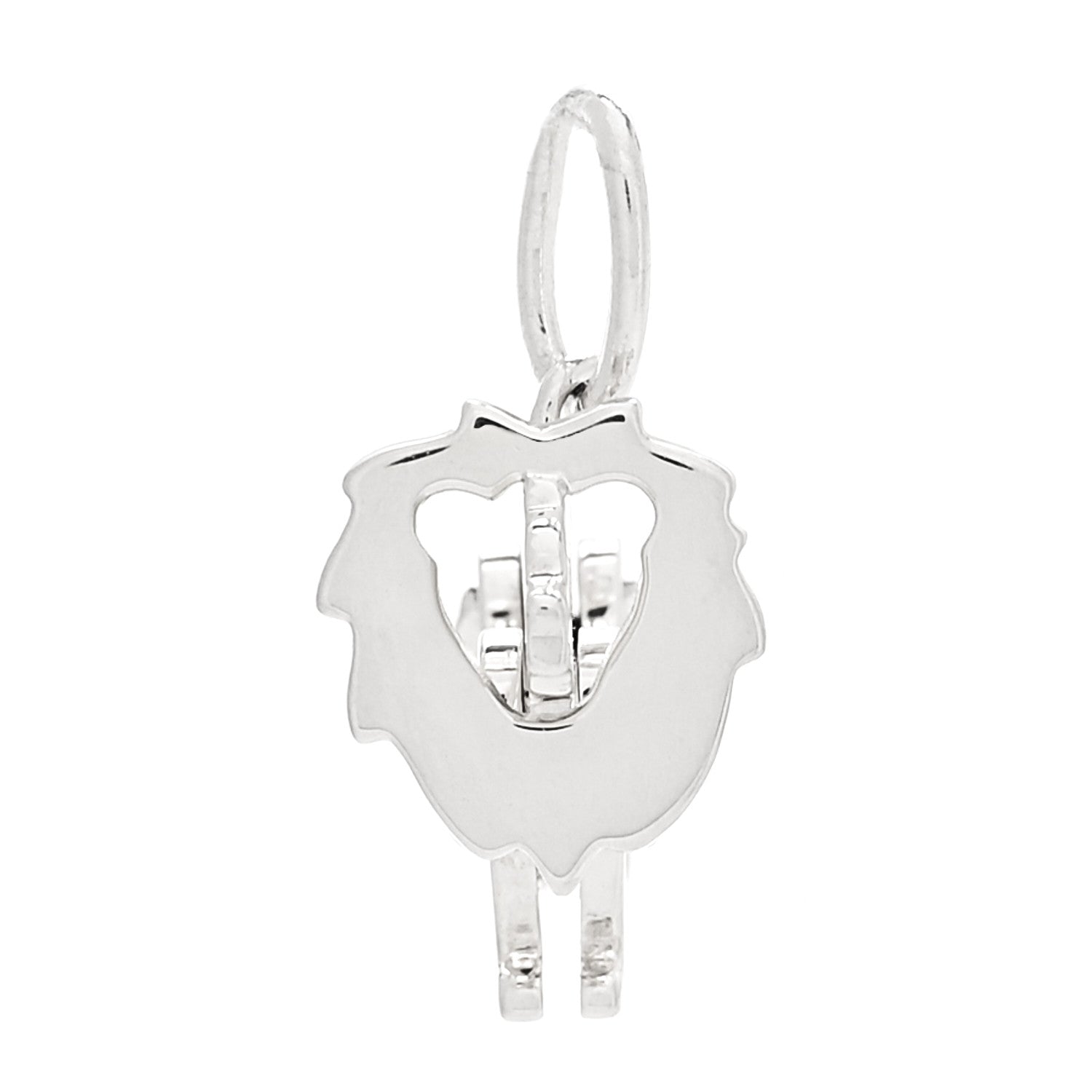 Tiffany Sterling Silver Save The Wild Lion Charm 3 of 7