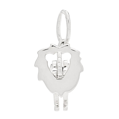 Tiffany Sterling Silver Save The Wild Lion Charm 3 of 7