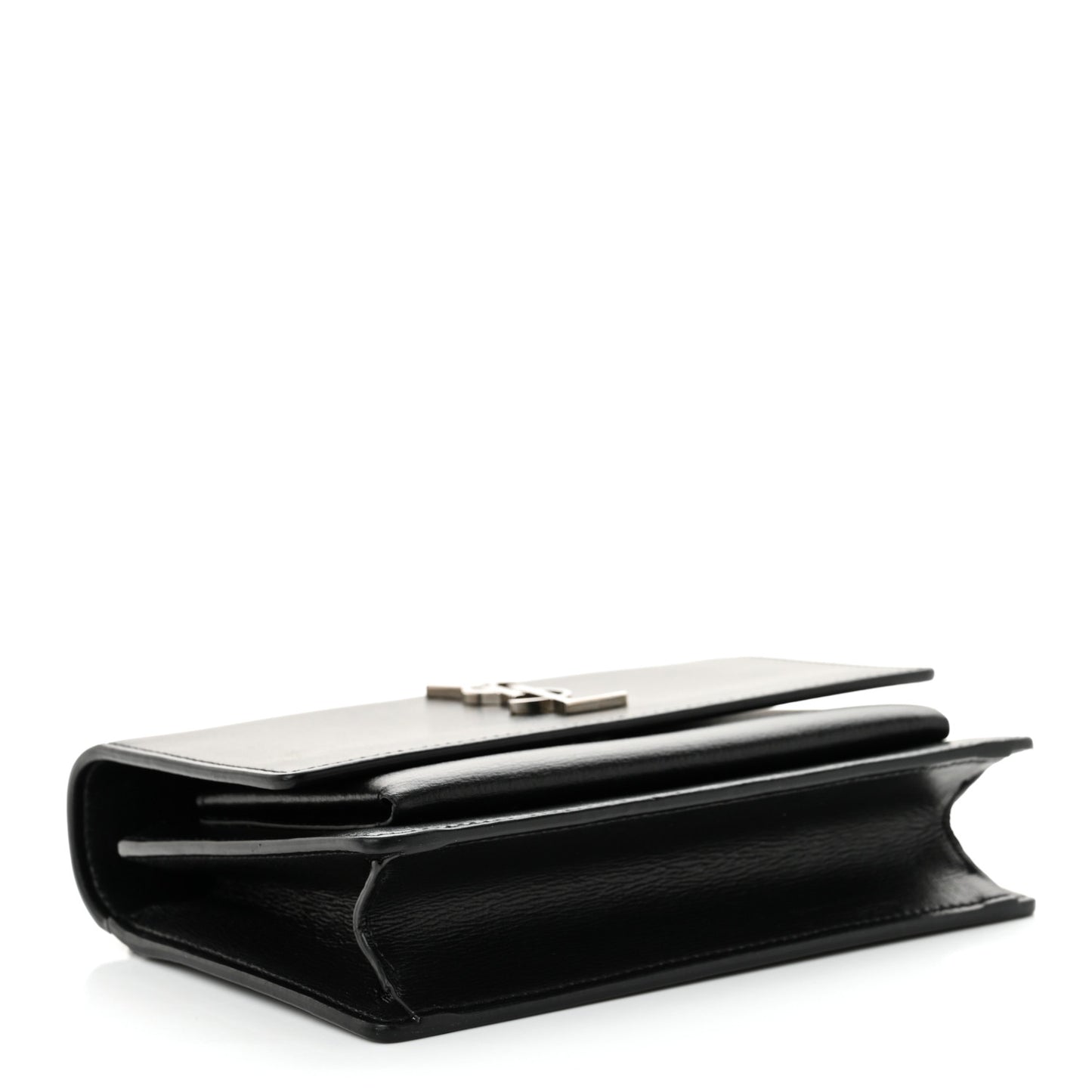 Calfskin Monogram Sunset Chain Wallet Black