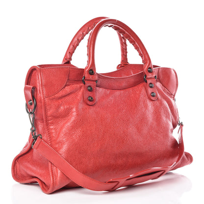 Balenciaga Agneau Classic Hardware City Rouge Coquelicot 3 of 16