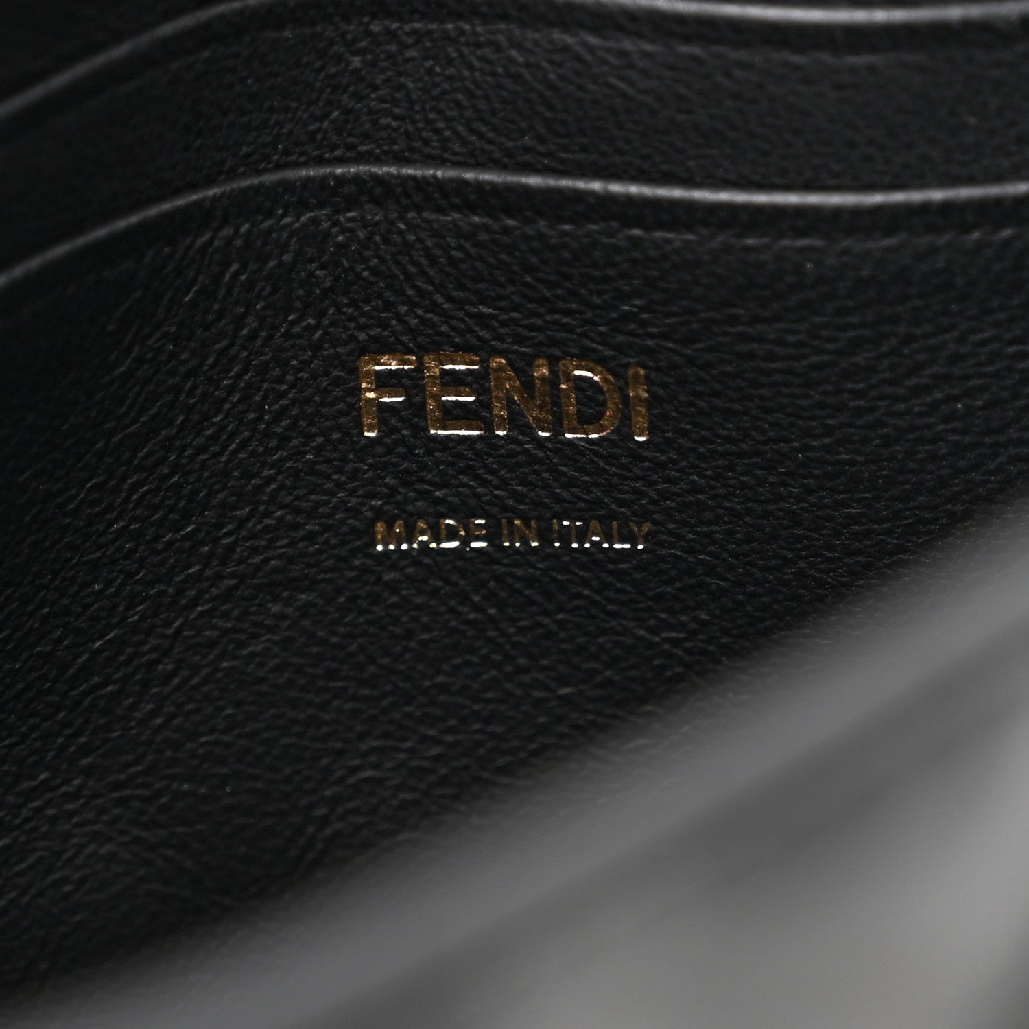 Fendi Nappa FF 1974 Embossed Mini Baguette Black 6 of 12