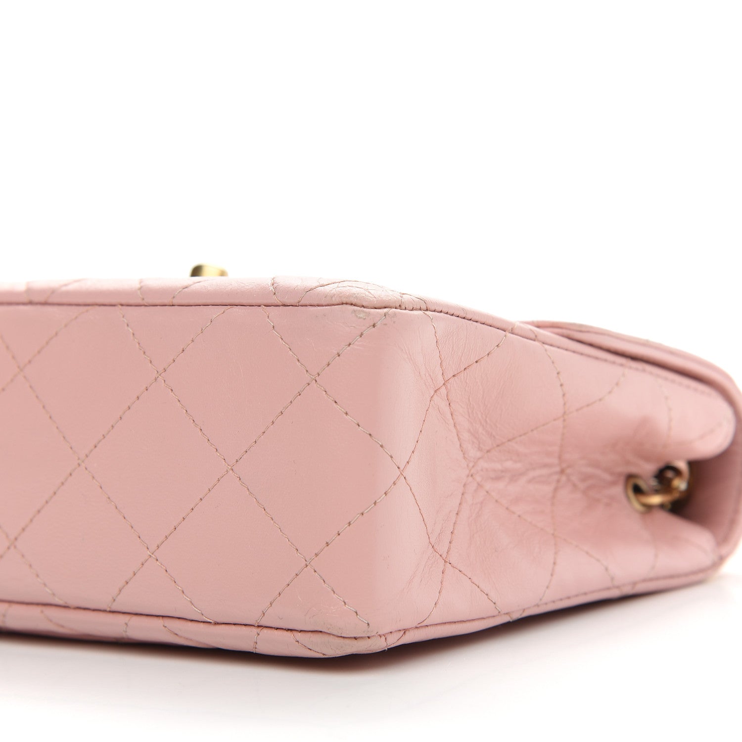 Chanel Lambskin Quilted Mini Square Flap Pink 5 of 11