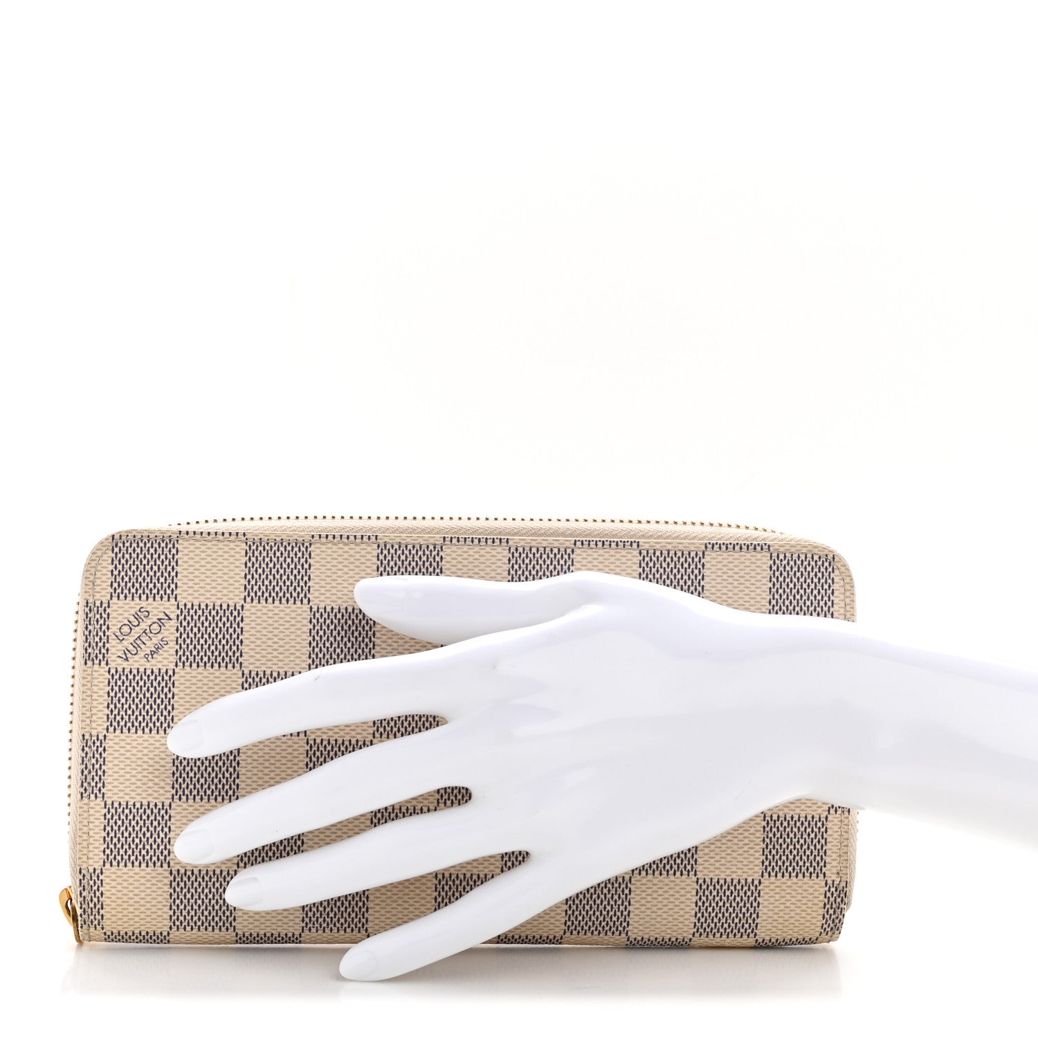 Louis Vuitton Damier Azur Zippy Wallet 2 of 10
