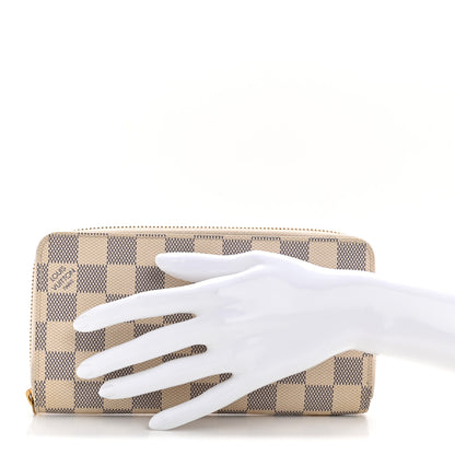Louis Vuitton Damier Azur Zippy Wallet 2 of 10
