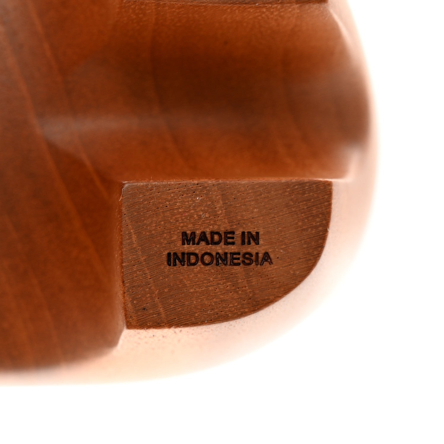 Hermes Mahogany Wood Elephant Lao Paperweight Naturel 6 of 8