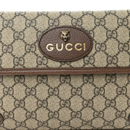 Gucci GG Supreme Monogram Neo Vintage Web Belt Bag Brown 8 of 11